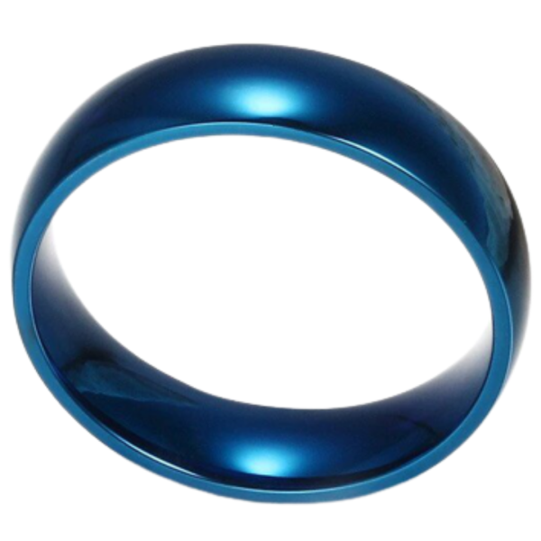 Anel Peniano em aço 5,0 cm Diâmetro - Tamanho G - AZUL - Image 3