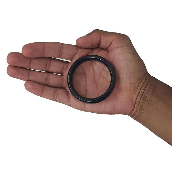Anel Peniano em aço na cor Preta 5,0 cm Diâmetro - Tamanho G - Image 3