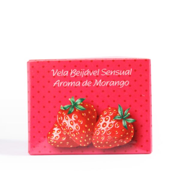 Vela Beijável Para Massagem Sensual no sabor de Morango - Image 6