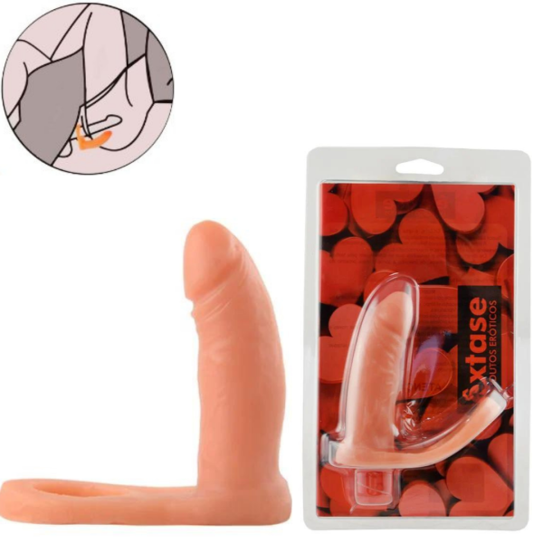 Anel Companheiro Para Dupla penetração 10,5 X 3Cm Êxtase