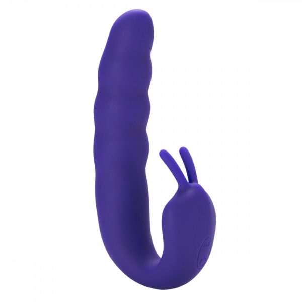 Vibrador Strapless com 2 motores 10V. Ribbed Dual Stimulator - Image 4