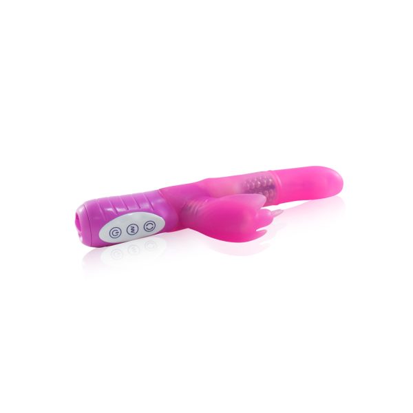 Vibrador Pink Com Estimulador Rabbit 21x2,5cm - Petit Lamour - Image 6