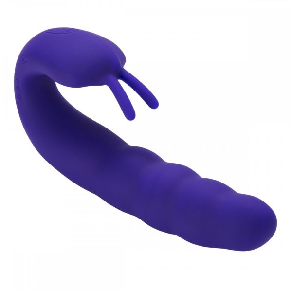 Vibrador Strapless com 2 motores 10V. Ribbed Dual Stimulator - Image 6