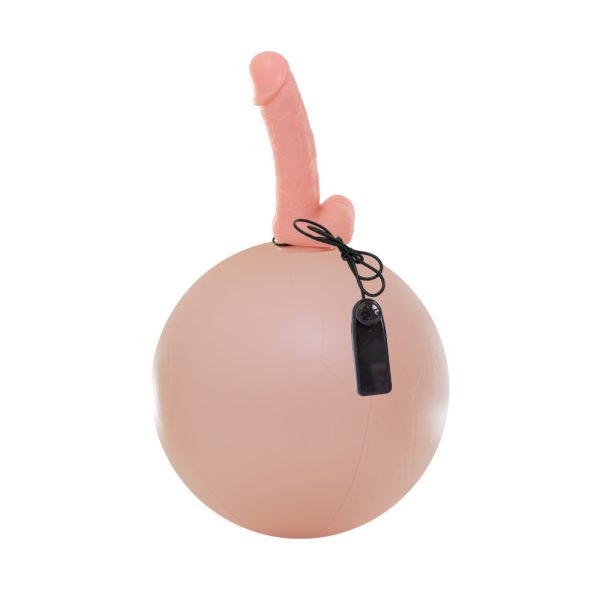 Bola Pula Pula inflável Com Pênis Vibrador 18cm - Penis ball - Image 3