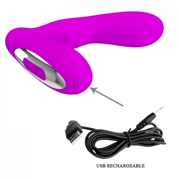 Vibrador Clitoriano penetrável recarregável 12 vibrações - Image 6