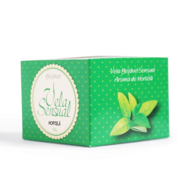 Vela Beijável Para Massagem Sensual no sabor de Hortelã - Image 4