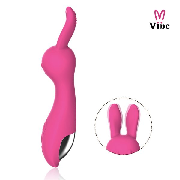 Vibrador com estimulador de Clitóris em orelhas Recarregável - Image 5