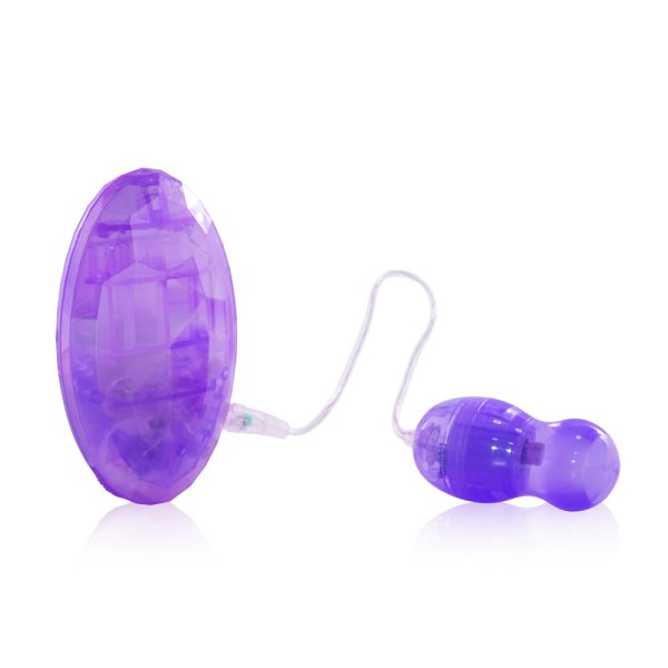 Vibrador Capsula Com luz de Led - Shimmers Diamante Roxo - Image 4