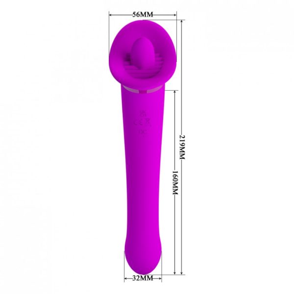 Estimulador Ponto g Com Língua para o Clitóris Recarregável - Image 6