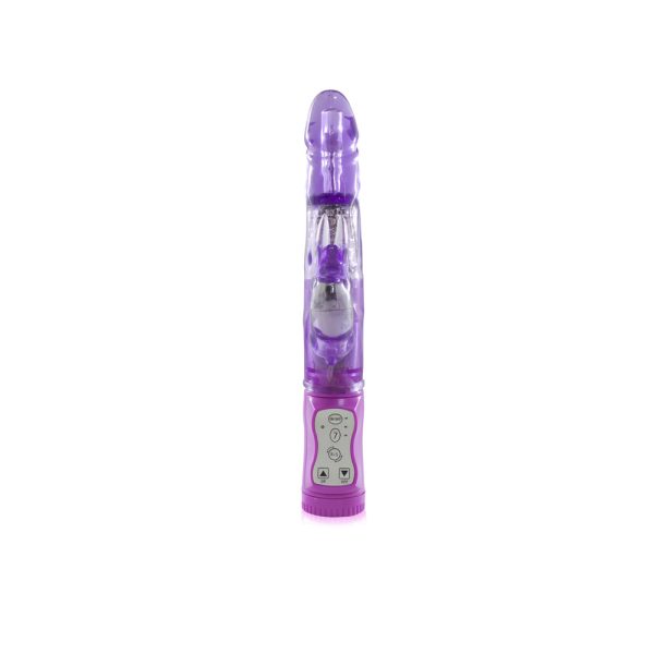 Vibrador Rabbit Rotativo Com Estimulador - SENSUAL ELEGANCE - Image 2