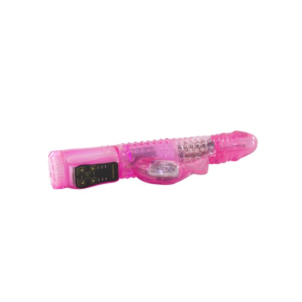 Vibrador Golfinho Rotativo Com Estimulador - ELEGANCE - Image 3