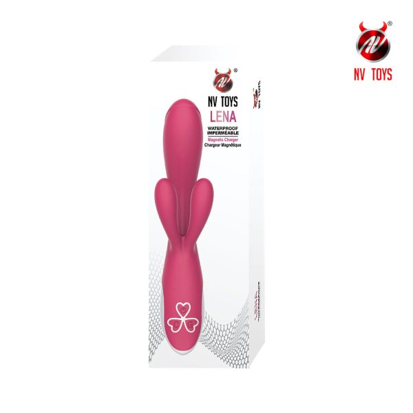 Vibrador com estimulador de Clitoriano Duplo Recarregável - Image 3