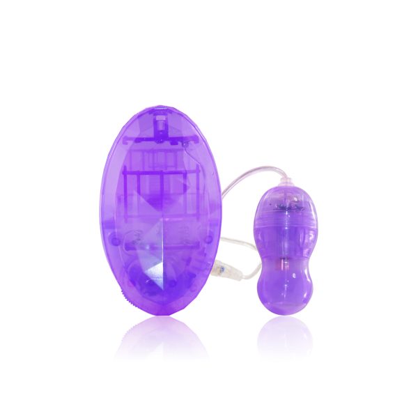 Vibrador Capsula Com luz de Led - Shimmers Diamante Roxo - Image 2