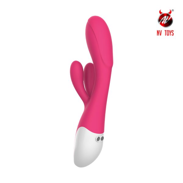 Vibrador com estimulador de Clitoriano Duplo Recarregável - Image 4
