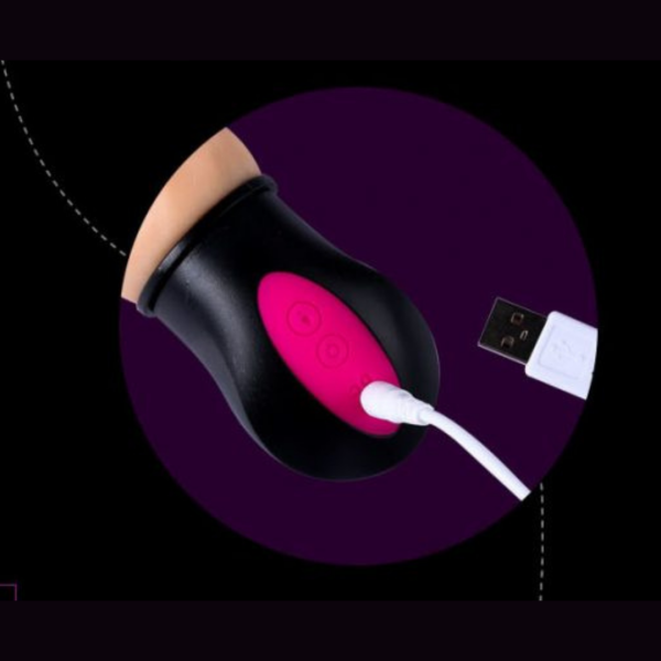Vibrador Realístico Com Aquecimento e Flexível 12 Vibrações - Image 3