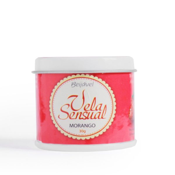 Vela Beijável Para Massagem Sensual no sabor de Morango - Image 4
