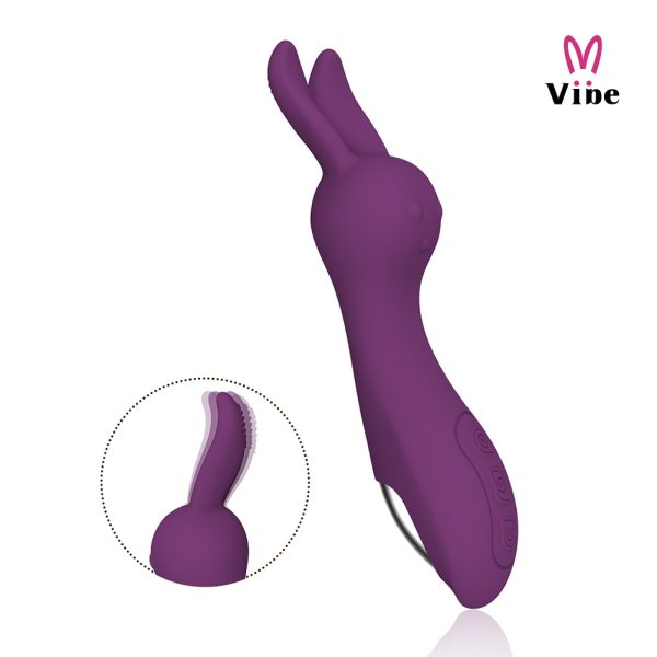 Vibrador com estimulador de Clitóris em orelhas Recarregável - Image 6