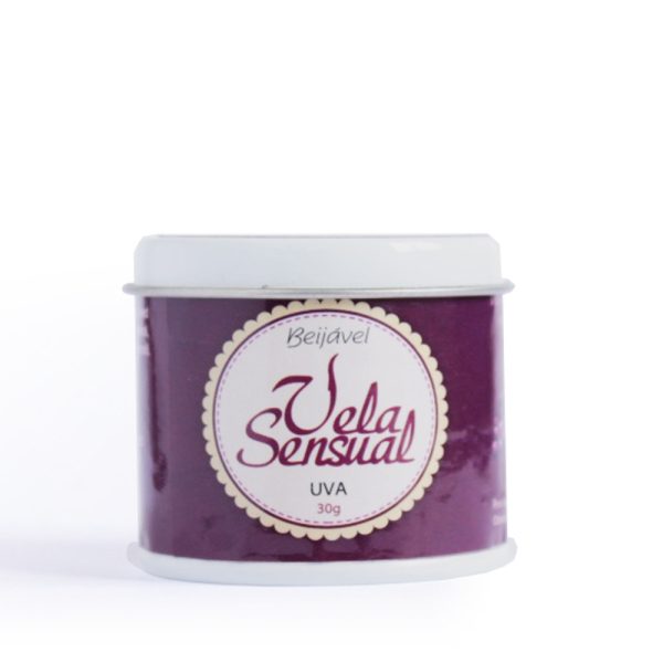 Vela Beijável Para Massagem Sensual no sabor de Uva - Image 3
