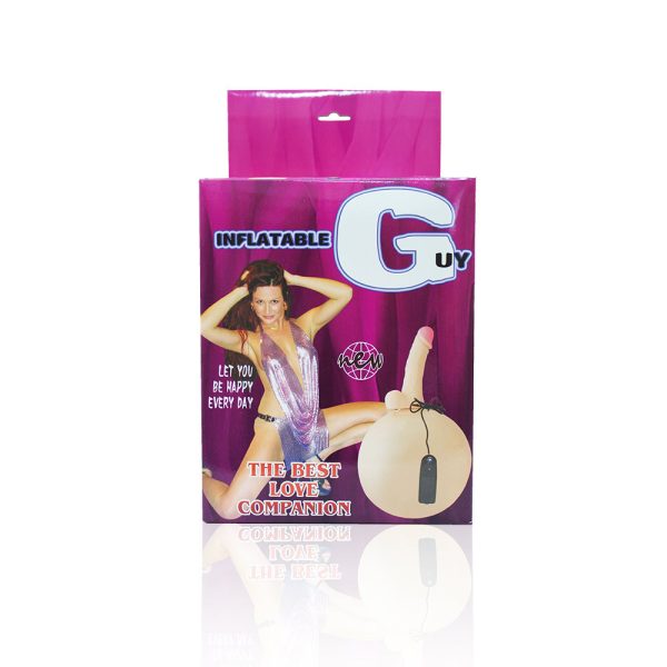 Bola Pula Pula inflável Com Pênis Vibrador 18cm - Penis ball - Image 2