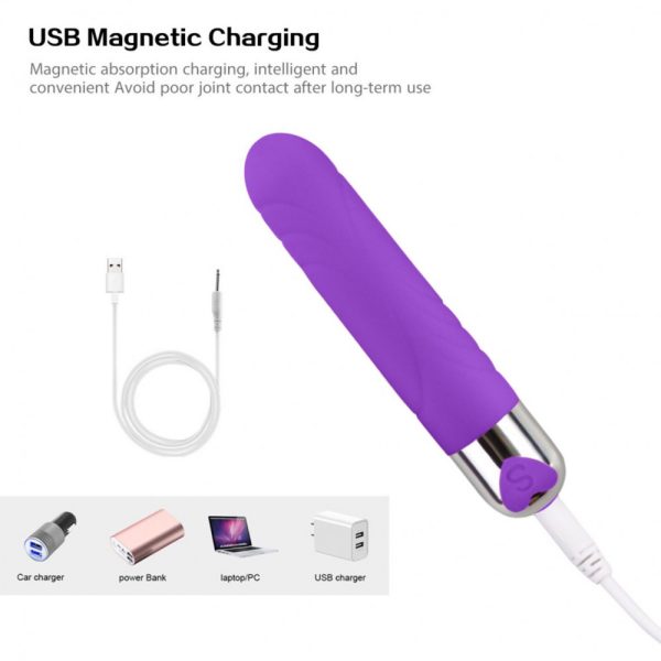 Vibrador Personal Recarregável Com 12 Velocidades 13x2,5CM - Image 5
