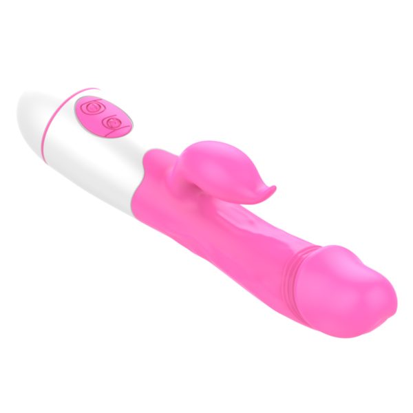 Vibrador Recarregável com Estimulador de Clitóris com 10 Vibrações - Image 2