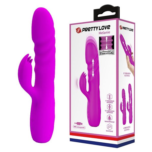 Vibrador de Ponto G e Clitóris USB - Melanie - Pretty Love