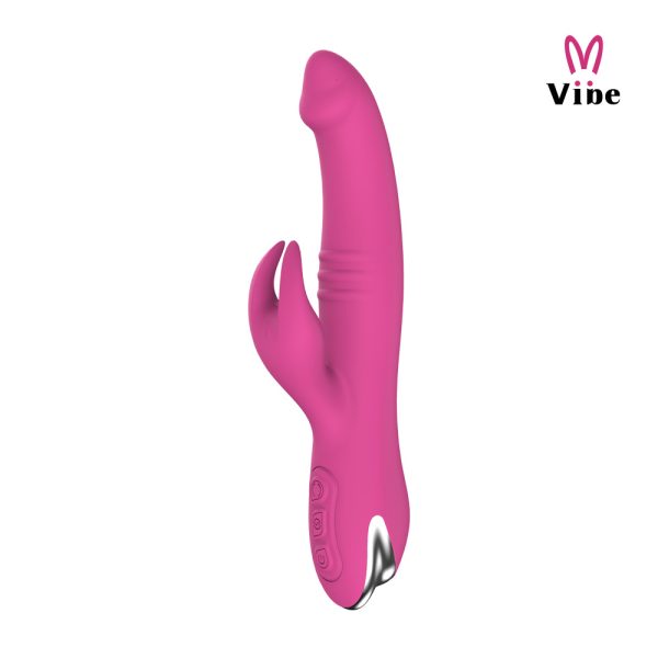Vibrador Rotativo Com Estimulador Clitoriano Recarregável - Image 2