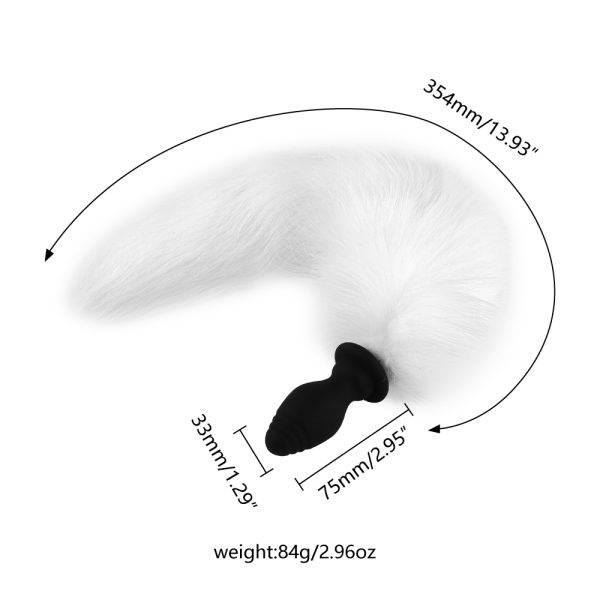Vibrador Plug anal de Silicone com Rabo e Controle Remoto - Image 6