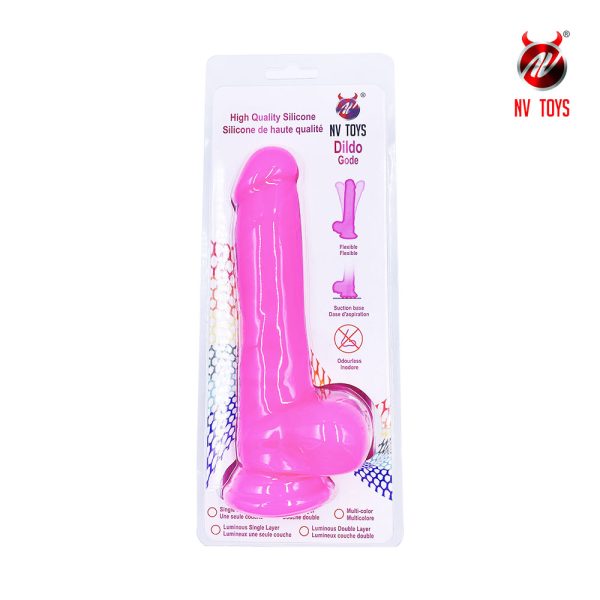 Pênis Realístico Neon Com Ventosa - Dildo Gode - 20x3,5CM - Image 8