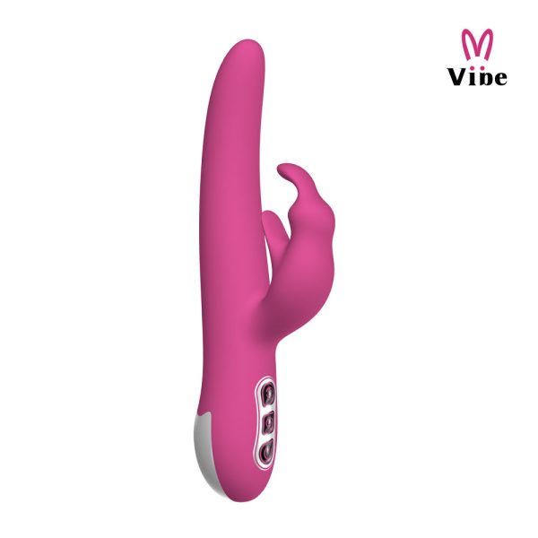 Vibrador Ponto G Rotativo Com Estimulador de Clitóris - USB - Image 9