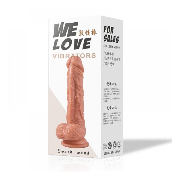 Pênis Realístico com Vibrador E Ventosa 10 vel. USB - 20x4CM - Image 4