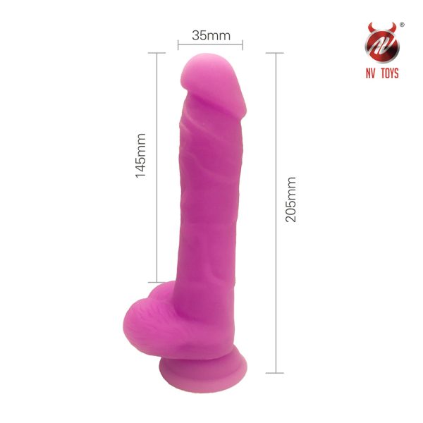 Pênis Realístico Neon Com Ventosa - Dildo Gode - 20x3,5CM - Image 3