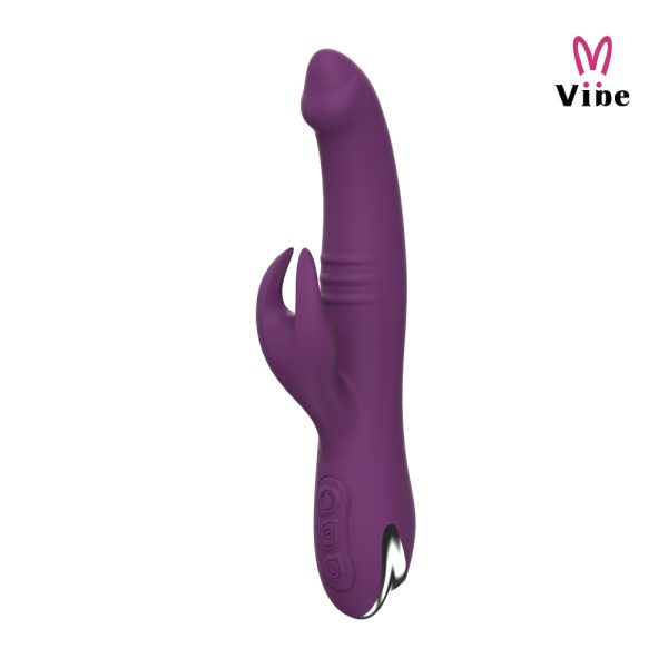 Vibrador Rotativo Com Estimulador Clitoriano Recarregável - Image 3