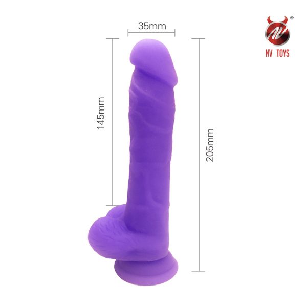 Pênis Realístico Neon Com Ventosa - Dildo Gode - 20x3,5CM - Image 9