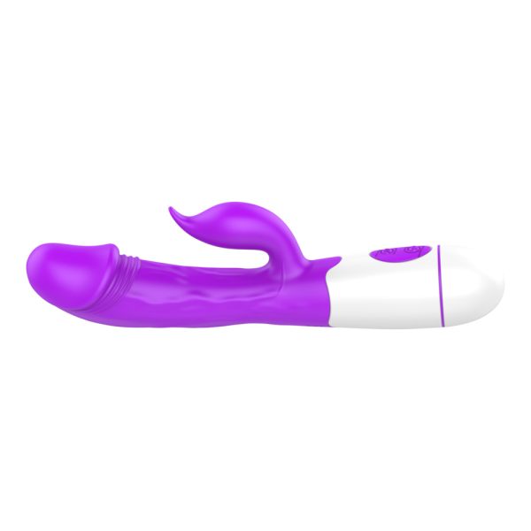 Vibrador Recarregável com Estimulador de Clitóris com 10 Vibrações - Image 3