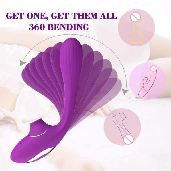 Vibrador de clitóris e Ponto G Com 10 Modo de Vibro e Sucção - Image 7