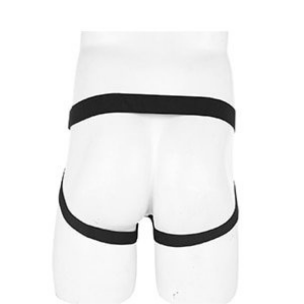 Cueca Masculina Jockstap em Elástico Preto com Anel Peniano 4,5 Cm - Image 2