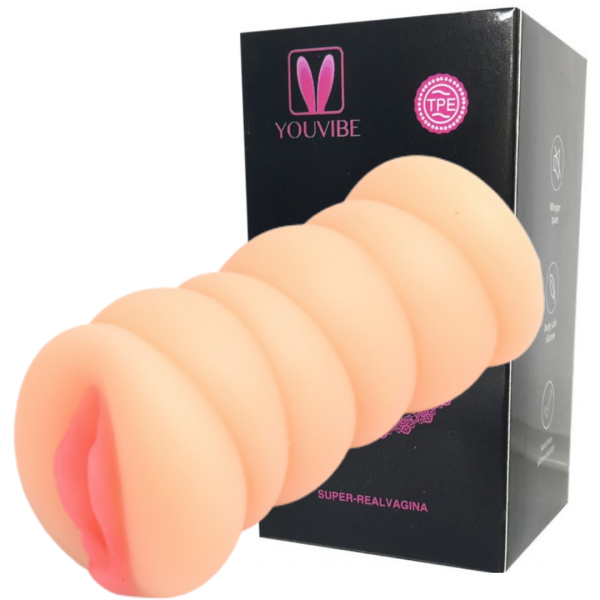 Masturbador Pussy Feito em Cyberskin Super Macio - 10x3CM