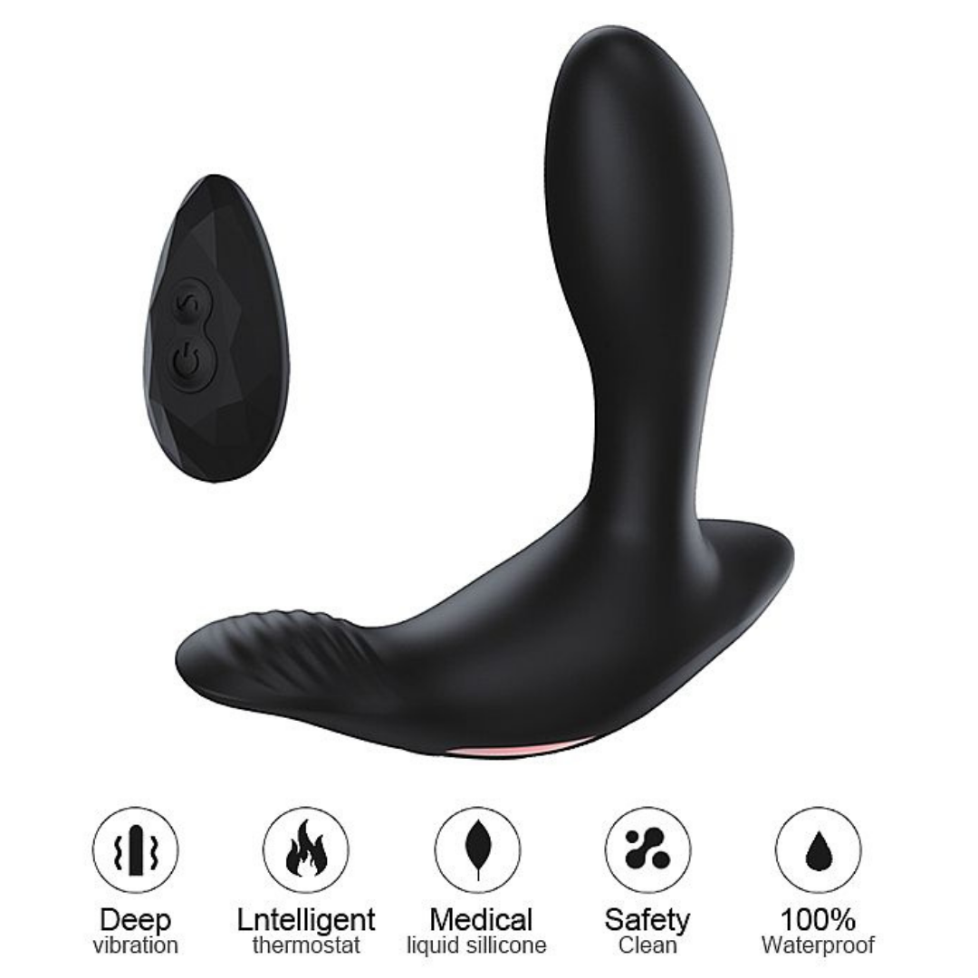 Plug Anal Estimulador de Próstata 7 Vibrações 2 Motores Via USB Dibe - Imagem 6