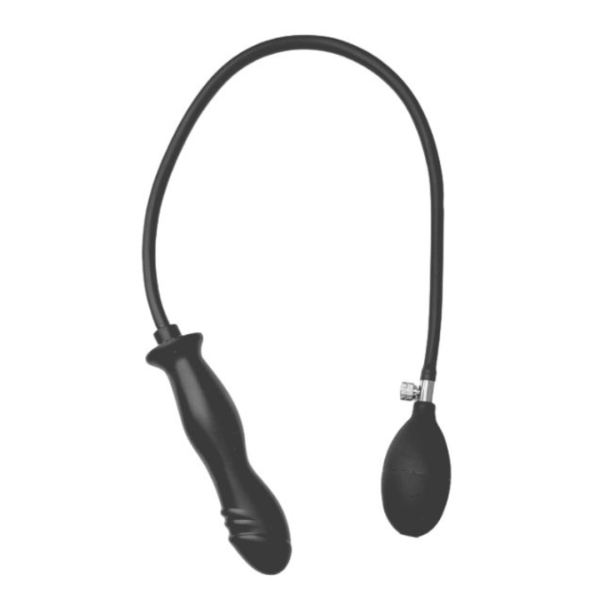 Plug Anal Em Silicone Macio Inflável Pênis Escalonado - Image 2
