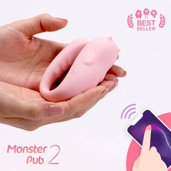 Vibrador Monster Pub 2 Devil 8 Vibrações Controle via App - Image 2