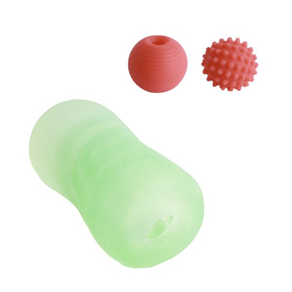 Masturbador Masculino Com Estimulador Interno na Cor verde - Image 5