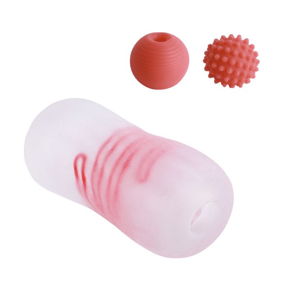 Masturbador Masculino Com Estimulador Interno na Cor Rosa - Image 2