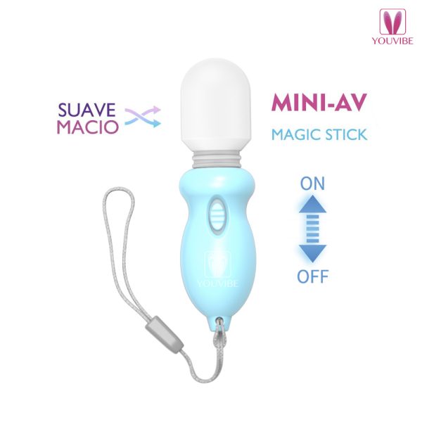 Mini vibrador chaveiro com a cabeça flexível e Macio YouVibe - Image 6