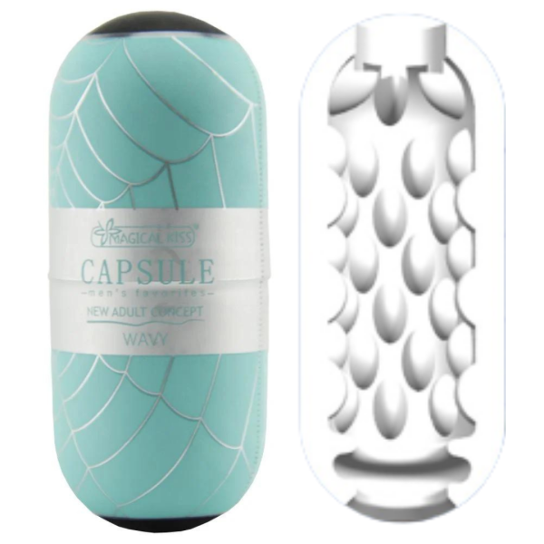 Masturbador Casula Egg Textura Interna Estimuladora Wavy