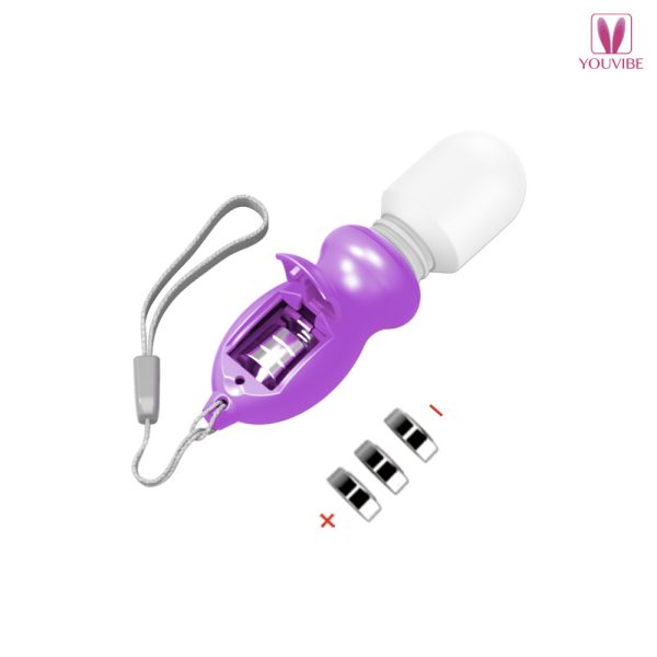 Mini vibrador chaveiro com a cabeça flexível e Macio YouVibe - Image 5