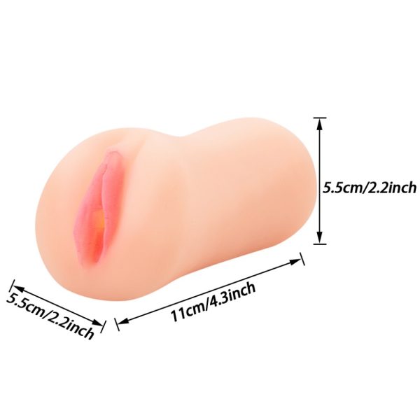 Masturbador Super Real Vagina Feito em Cyberskin - 10x4,8CM - Image 4