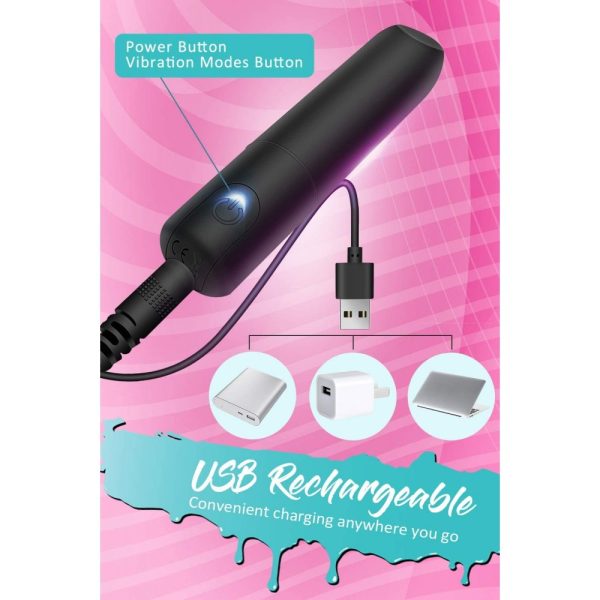 Cápsula vibratória Aveludada Recarregável com 7 Vibrações - Image 4