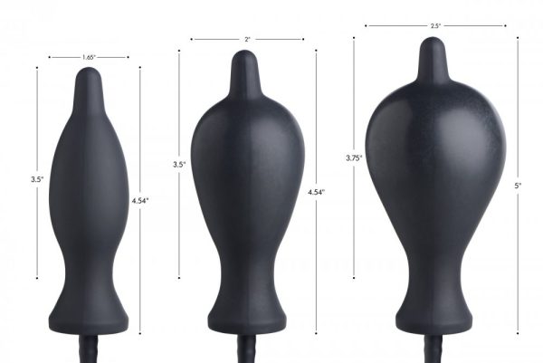 Plug Anal Inflavel Em Silicone Macio Formato Cônico 12x3 Cm - Image 2