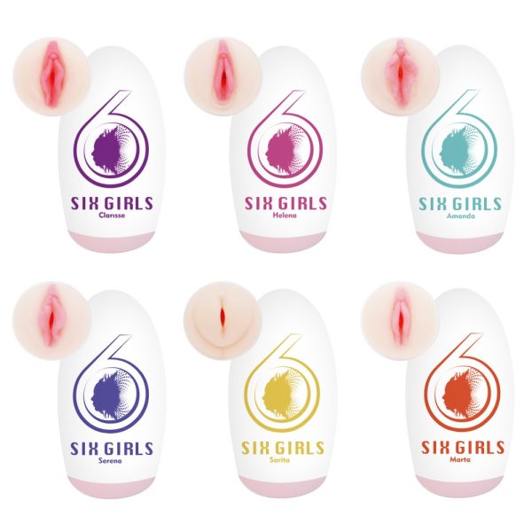 KIT 06 Masturbadores Egg Vagina Em Cyberskyn - Six Girls